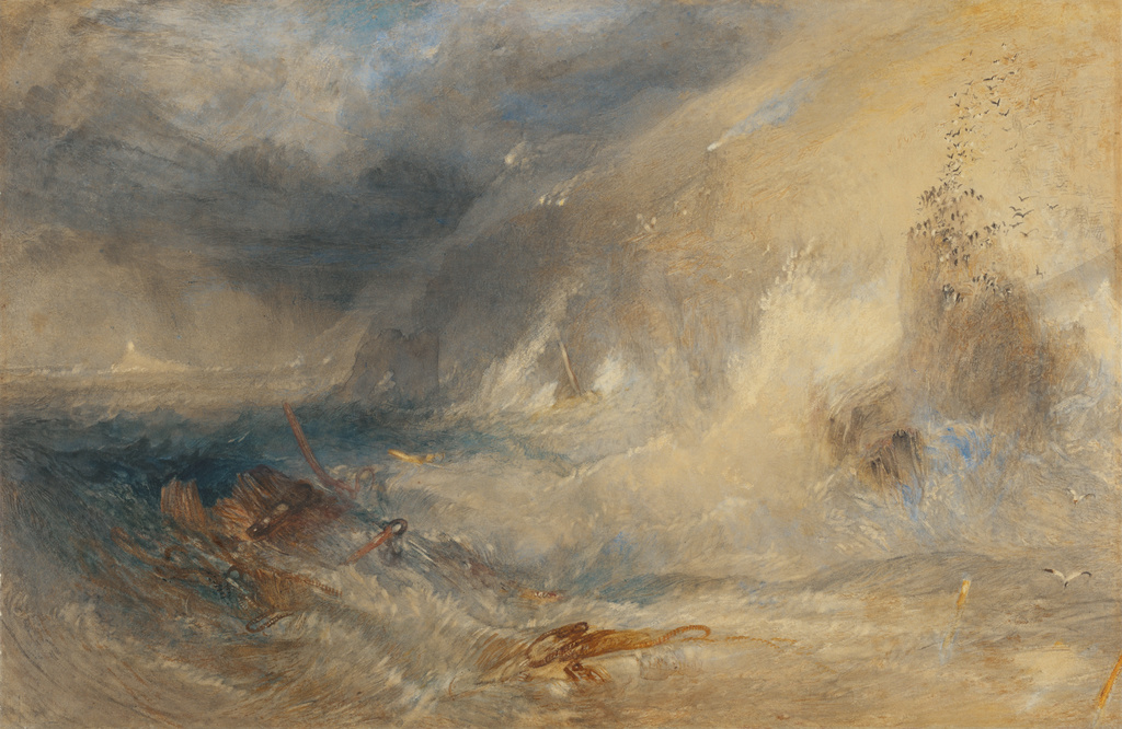 Painting "Long Ship's Lighthouse, Land's End" by Joseph Mallord William Turner, about 1834 - 1835 